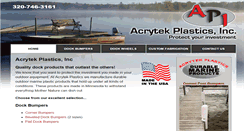 Desktop Screenshot of acrytekplastics.com